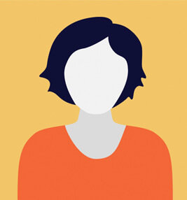 Animated female image
